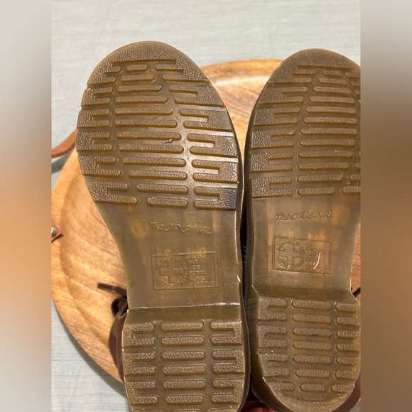 Dr. Martens Brown Lace up Combat Boots Women’s 5 - Picture 5 of 11